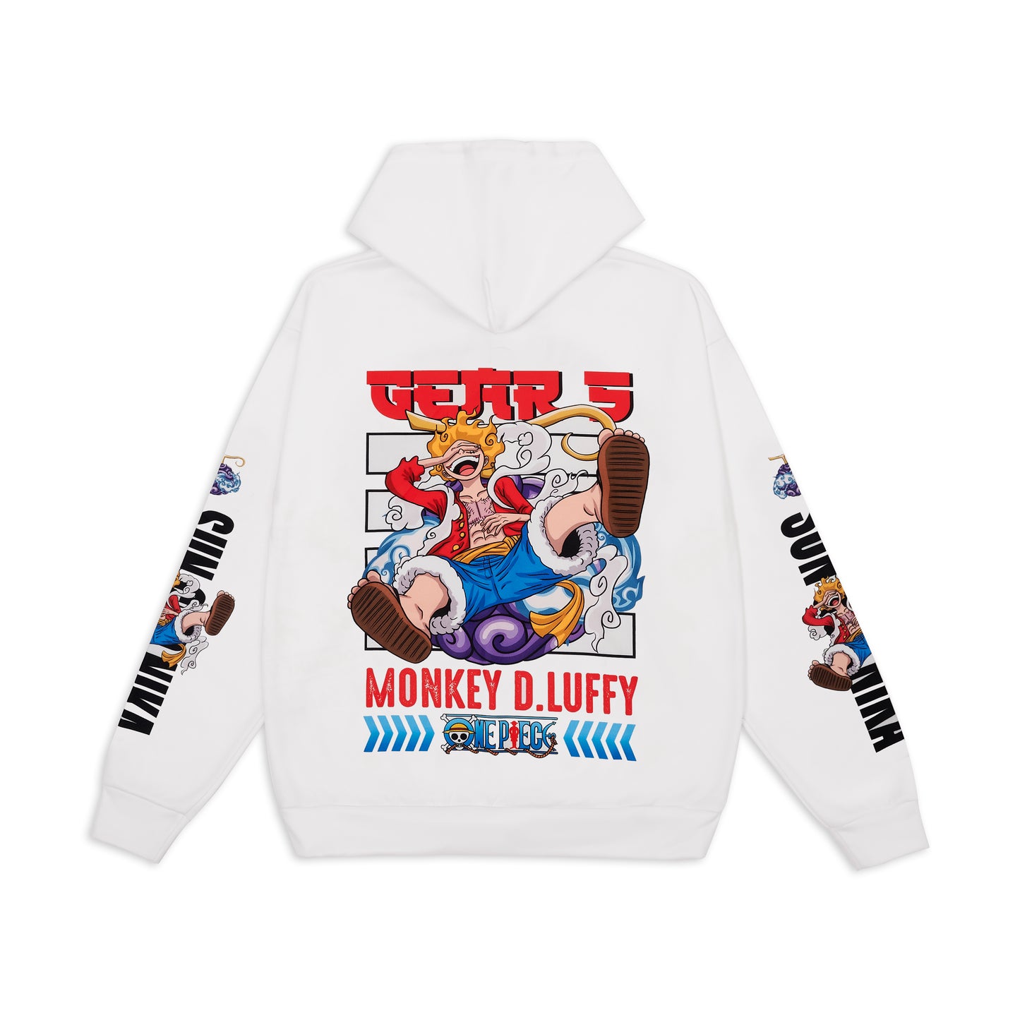 Luffy Gear 5 Fierce Battle Hoodie