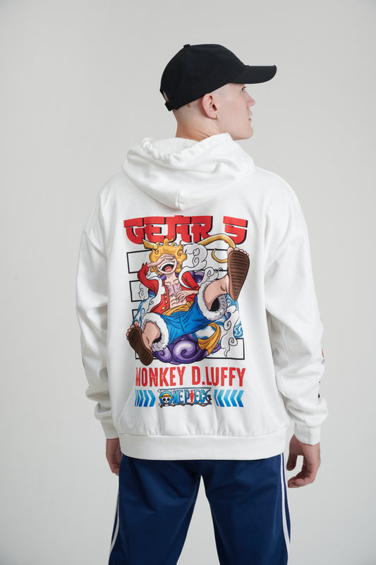 Luffy Gear 5 Fierce Battle Hoodie